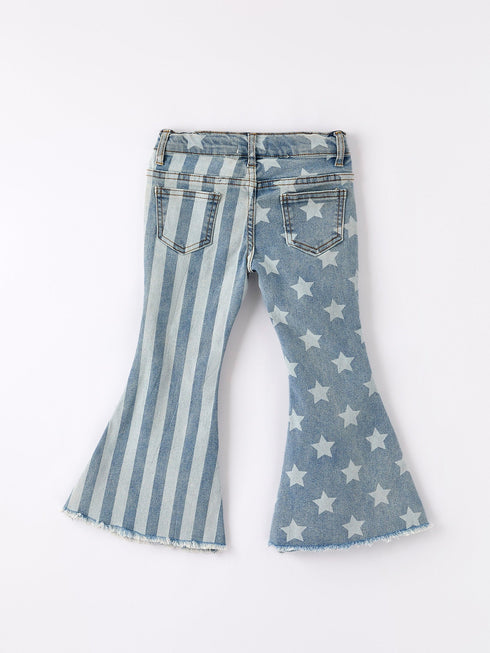 4th-of-july-patriotic-star-stripe-flare-jeans Rylee Faith Designs - Sophia's Style-2