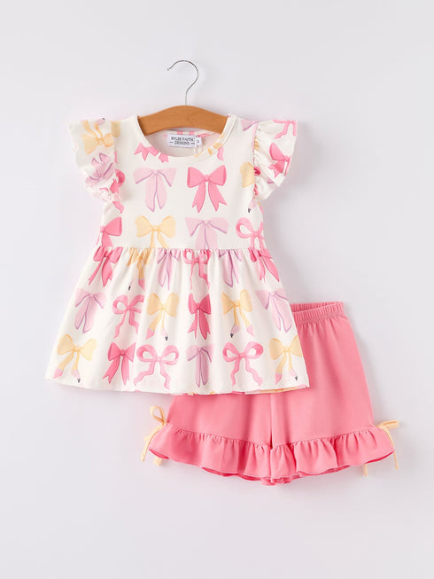 back-to-school-girls-summer-bow-short-sleeve-shorts-set Rylee-Faith-Designs-Sophia's StyleOutfit-1