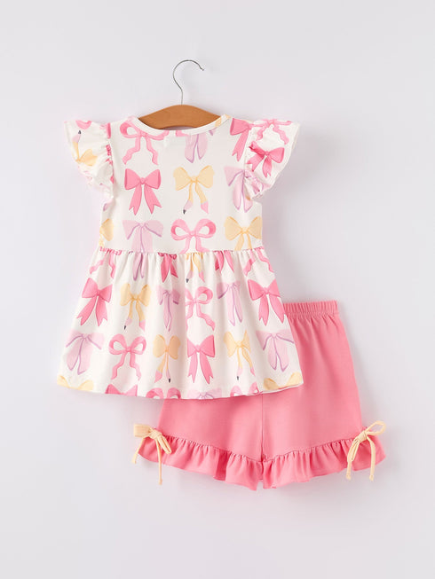 back-to-school-girls-summer-bow-short-sleeve-shorts-set Rylee-Faith-Designs-Sophia's Style-2