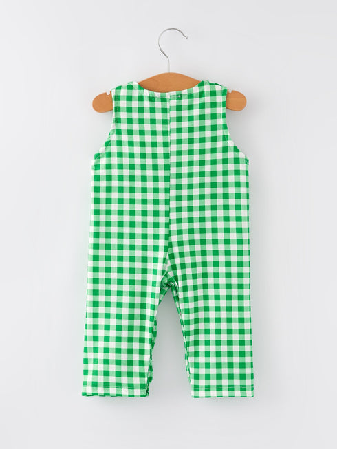 st-patricks-day-shamrock-smocking-embroidered-green-plaid-boys-romper Rylee-Faith-Designs-Sophia's Style-5