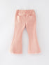 girls-light-pink-bow-flared-elastic-denim-pants Rylee Faith Designs - Sophia's Style-2