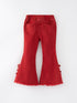 girls-red-bow-flared-elastic-denim-pants Rylee Faith Designs - Sophia's Style-2