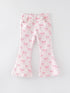 girls-pink-bow-print-elastic-flared-jeans Rylee-Faith-Designs-Sophia's StyleJeans-1