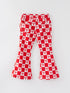 girls-red-bow-print-plaid-flared-jeans Rylee Faith Designs - Sophia's Style-2