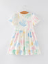 easter-colorful-bow-print-puff-sleeves-girls-dress Rylee Faith Designs - Sophia's Style-5