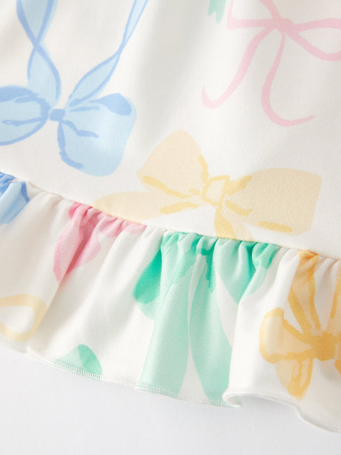 easter-colorful-bow-print-puff-sleeves-girls-dress Rylee Faith Designs - Sophia's Style-8