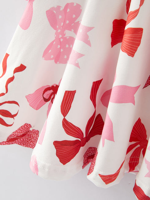 spring-and-summer-girls-pink-bow-print-dress Rylee-Faith-Designs-Sophia's Style-4