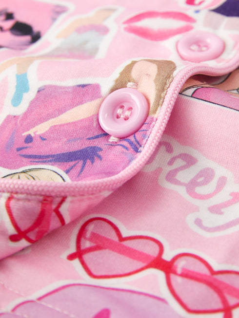 pink-ts-lapel-button-short-sleeve-shorts-pajama-set Rylee Faith Designs - Sophia's Style-8