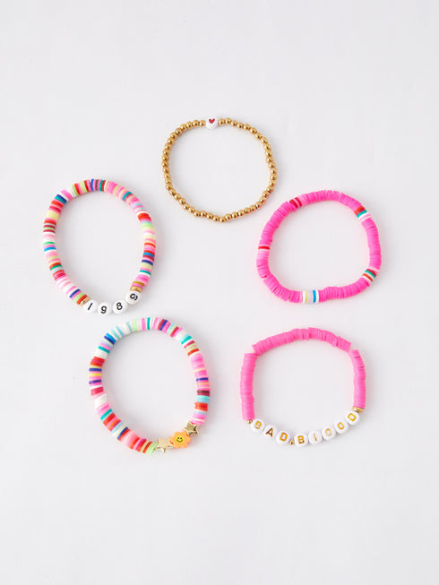 taylor-1989-bracelet-elastic-beaded-letter-bracelet Rylee Faith Designs - Sophia's StyleAccessories-1