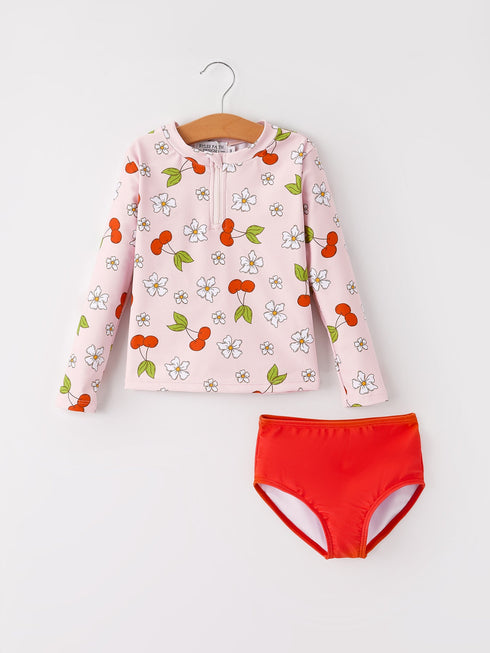 cherry-floral-boutique-swimsuit Rylee Faith Designs - Sophia's StyleSwimsuit-1