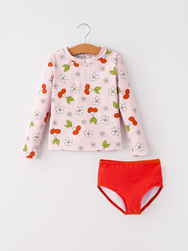 cherry-floral-boutique-swimsuit Rylee Faith Designs - Sophia's StyleSwimsuit-1