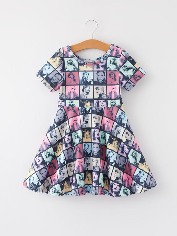 ts-portrait-concert-print-girls-dress Rylee Faith Designs - Sophia's StyleDress-1