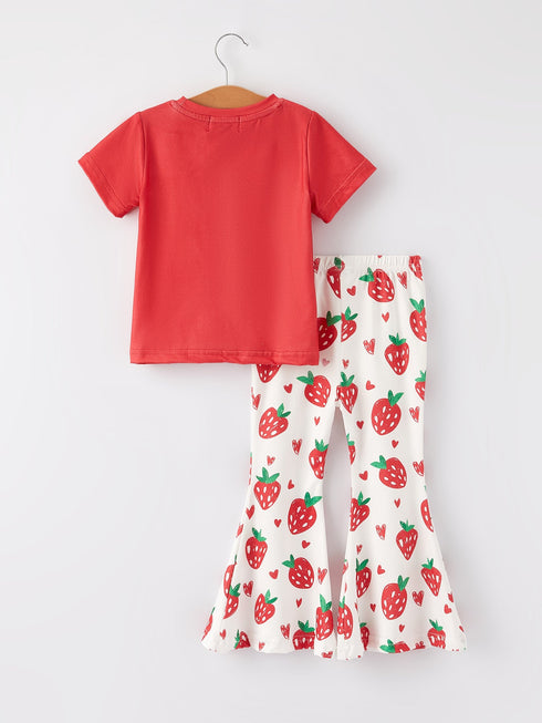 girls-strawberry-flared-pants-set Rylee-Faith-Designs-Sophia's Style-2