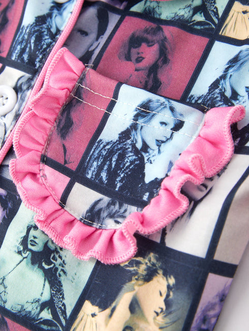 mommy-me-black-ts-summer-ruffle-pajama-set Rylee Faith Designs - Sophia's Style-4