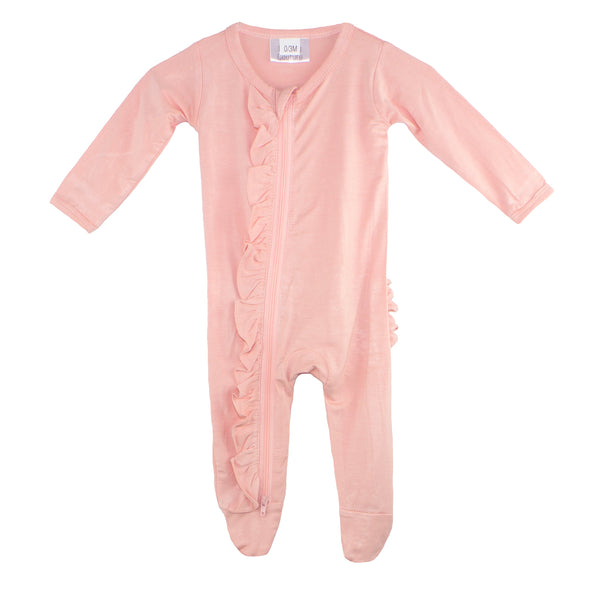 ruffle-2-way-zip-romper-baby-pink Presley Couture at Sophia's Style-Baby Zip Romper-1