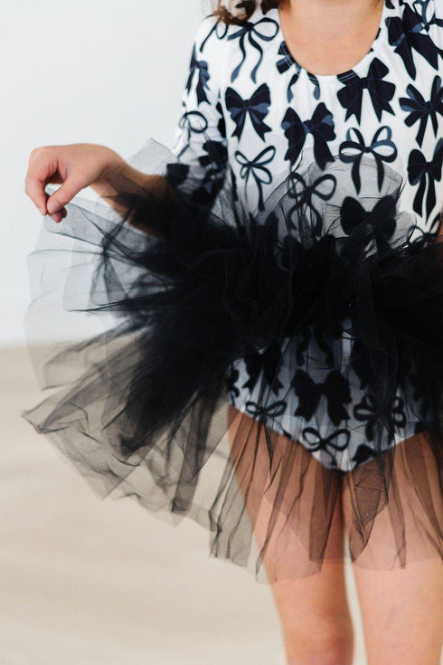 perfectly-tied-3-4-sleeve-tutu-leotard Mila & Rose at Sophia's Style-Perfectly Tied 3/4 Sleeve Tutu Leotard-6-12M-Tutu Leotard 3/4-1