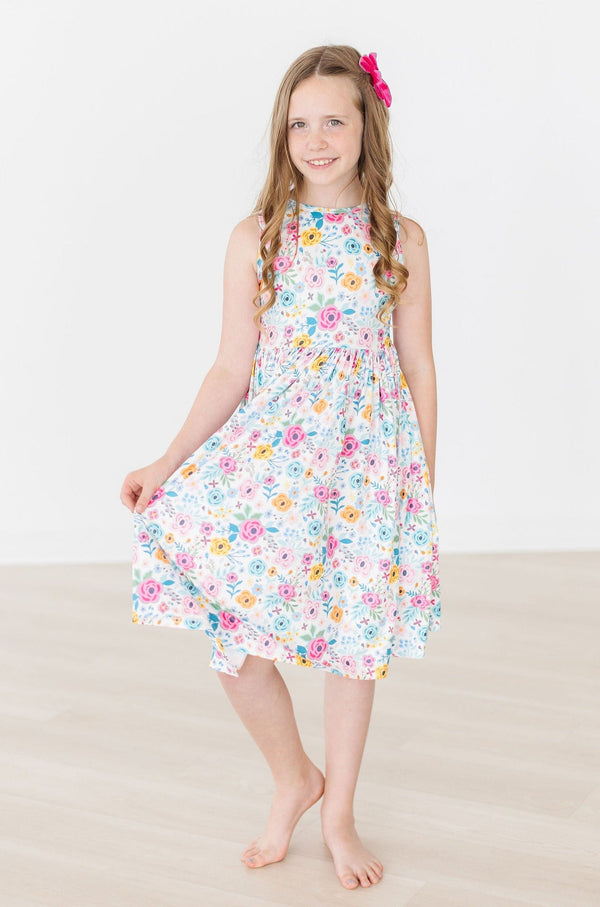 sunshine-blooms-tank-twirl-dress Mila &  Rose - Sophia's Style-Sunshine Blooms Tank Twirl Dress-6-12M--1