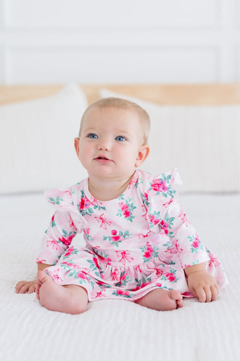gingham-bows-3-4-sleeve-flutter-twirl-bodysuit Mila & Rose - Sophia's Style-4