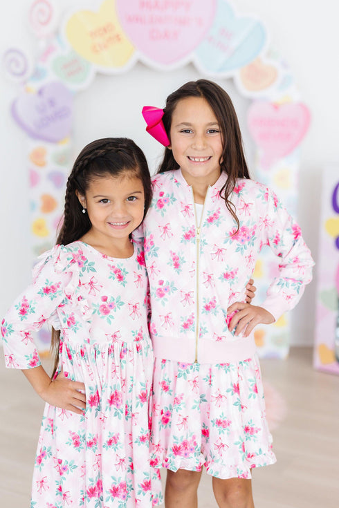 gingham-bows-satin-jacket Mila & Rose at Sophia's Style--4T--3