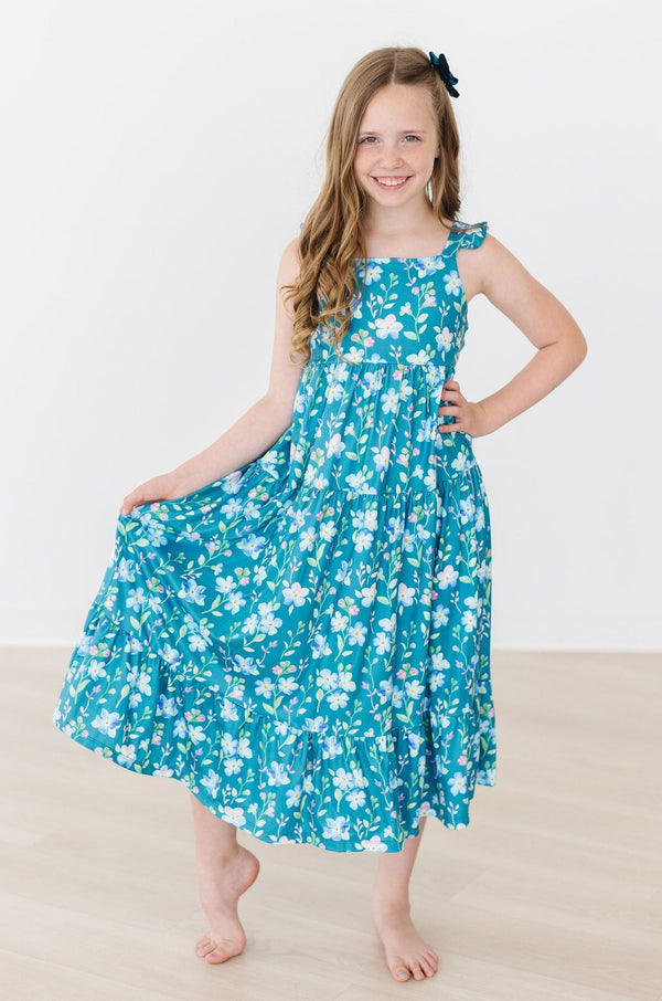 floral-breeze-ruffle-maxi-dress Mila & Rose - Sophia's Style-Floral Breeze Ruffle Maxi Dress-2T--1
