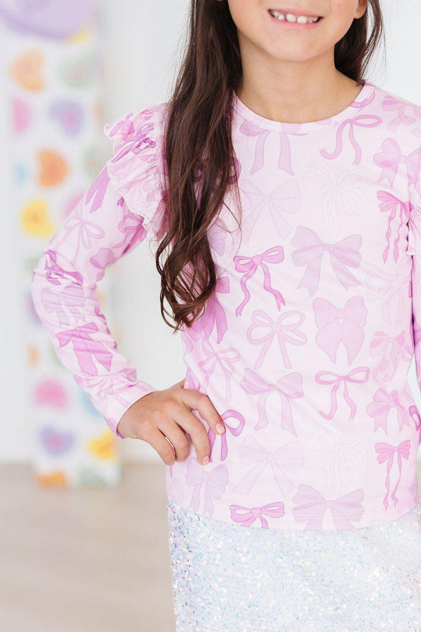 twinkle-ties-l-s-ruffle-tee Mila & Rose at Sophia's Style-Twinkle Ties L/S Ruffle Tee-6-12M-Ruffle Tee L/S-1