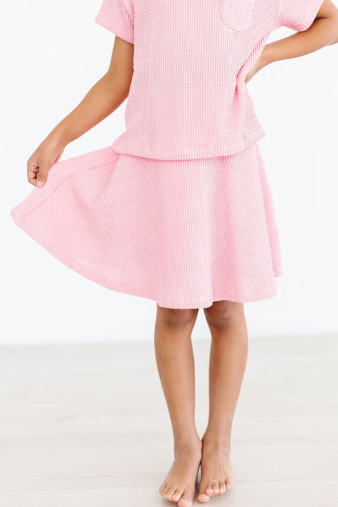 bubblegum-pink-scrunchy-twirl-skort Mila Rose - Sophia's StyleScrunchy Twirl Skort-1