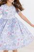 galactic-unicorns-s-s-twirl-dress Mila &  Rose - Sophia's Style-Galactic Unicorns S/S Twirl Dress-6-12M--1