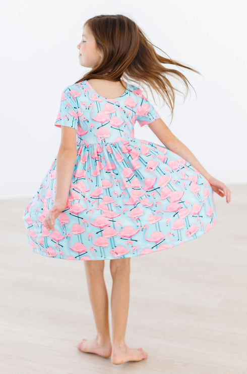 pretty-in-pink-flamingos-s-s-twirl-dress Mila & Rose - Sophia's Style--3T--4