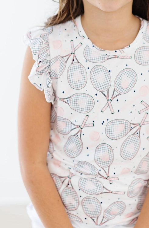 game-set-match-s-s-ruffle-tee Mila & Rose - Sophia's Style-Game, Set, Match S/S Ruffle Tee-6-12M--1