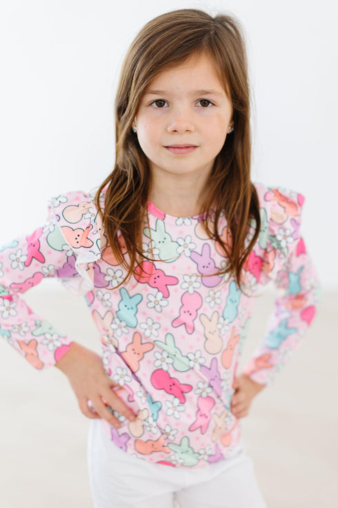 hangin-with-my-peeps-l-s-ruffle-tee Mila & Rose - Sophia's Style--12-24M--2