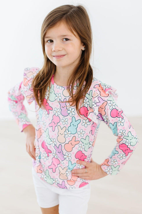 hangin-with-my-peeps-l-s-ruffle-tee Mila & Rose - Sophia's Style--2T--3