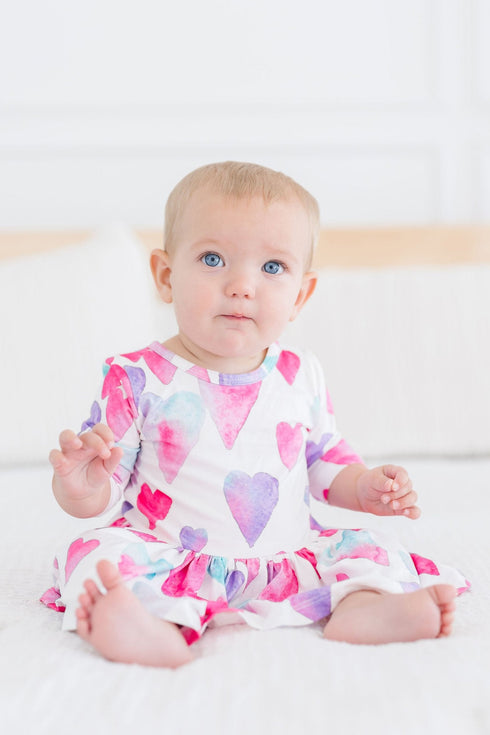 light-hearted-3-4-sleeve-twirl-bodysuit Mila & Rose at Sophia's Style--6-12M--3