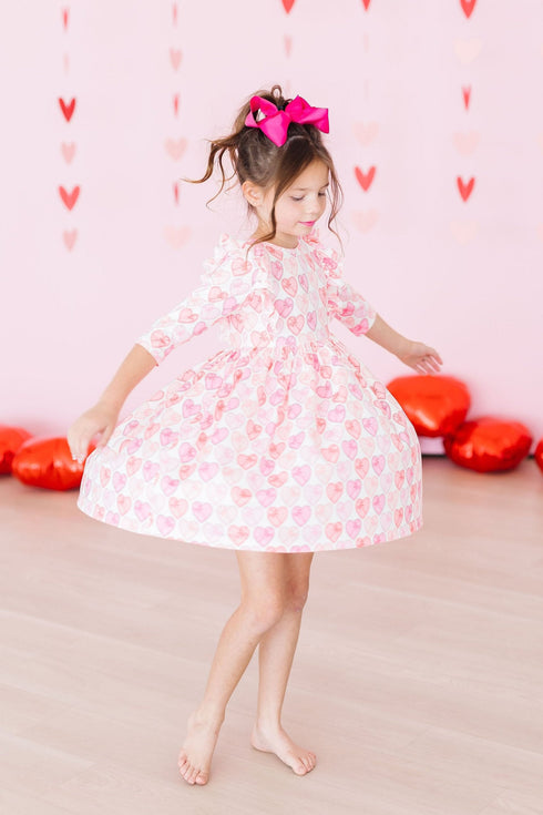 melt-my-heart-3-4-sleeve-ruffle-twirl-dress Mila & Rose - Sophia's Style--45846--7