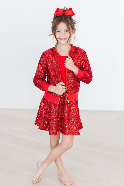 red-sequin-twirl-skort Mila & Rose at Sophia's Style--4T--3