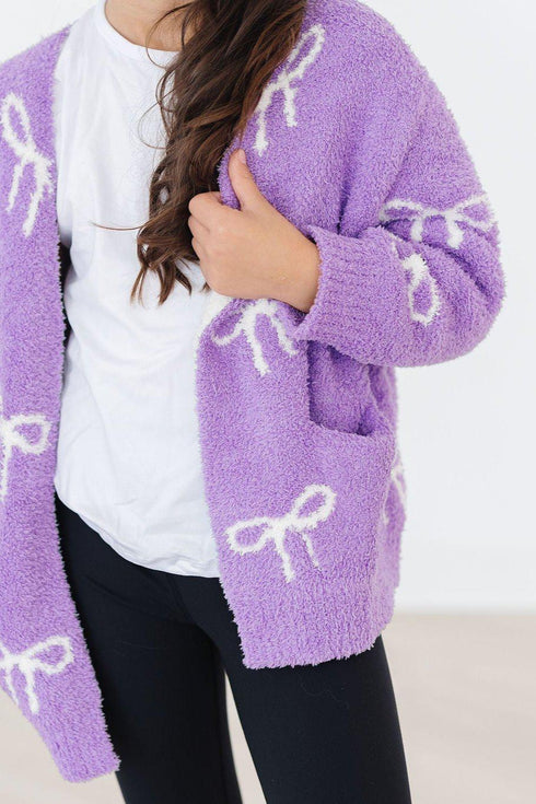 lilac-coconut-bow-cozy-cardigan Mila & Rose - Sophia's Style-4