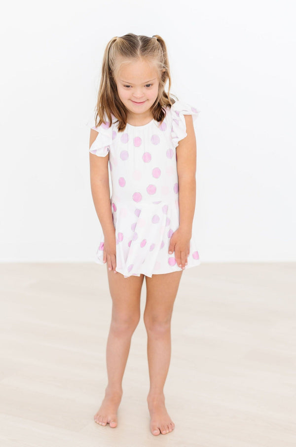 pastel-polka-dot-s-s-twirl-leotard Mila & Rose - Sophia's Style-Pastel Polka Dot S/S Twirl Leotard-6-12M--1
