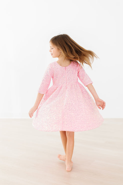 sale-bubblegum-pink-sequin-dress Mila & Rose - Sophia's Style-4