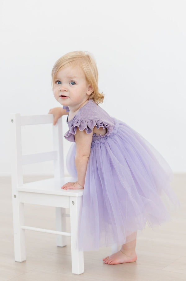 lavender-shimmer-tutu-dress Mila & Rose - Sophia's Style-Lavender Shimmer Tutu Dress-6-12M--1