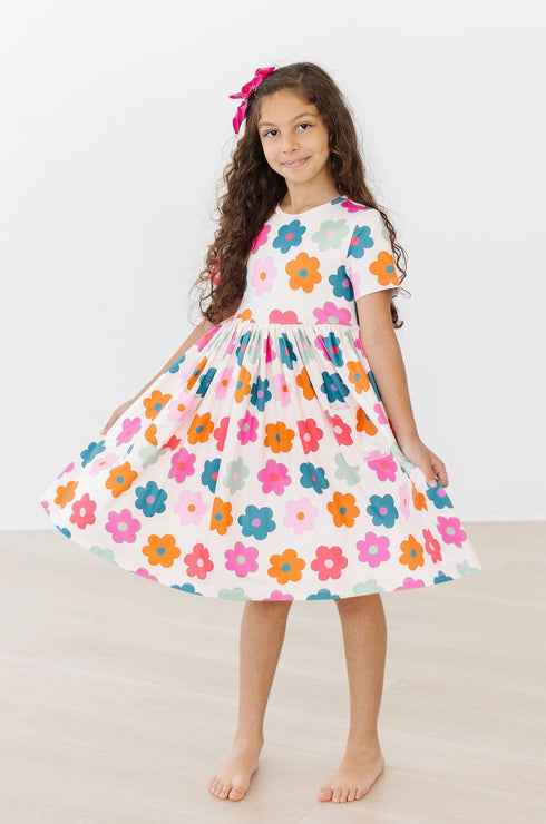 retro-floral-s-s-pocket-twirl-dress Mila & Rose - Sophia's Style--12-24M--2