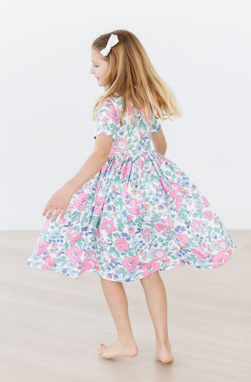 hydrangea-s-s-pocket-twirl-dress Mila & Rose - Sophia's Style-Hydrangea S/S Pocket Twirl Dress-6-12M--1