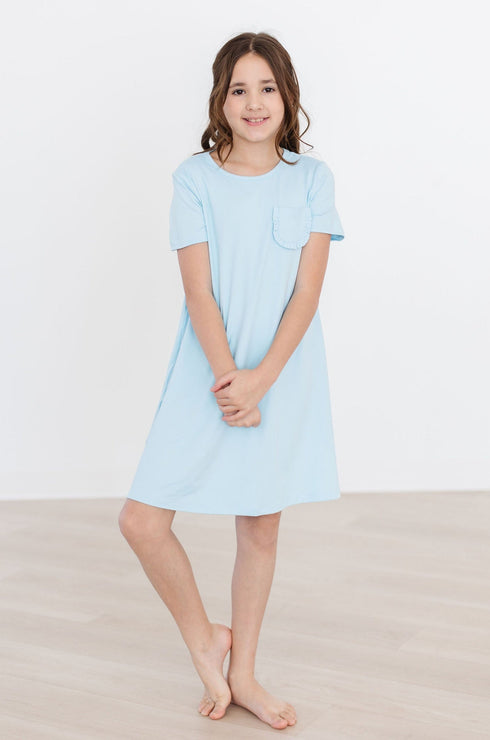 bluebird-t-shirt-dress Mila & Rose - Sophia's Style-Bluebird T-Shirt Dress-6-12M--1