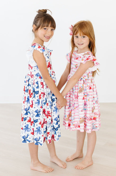 born-to-sparkle-flutter-sleeve-twirl-dress Mila & Rose - Sophia's Style--4T--5