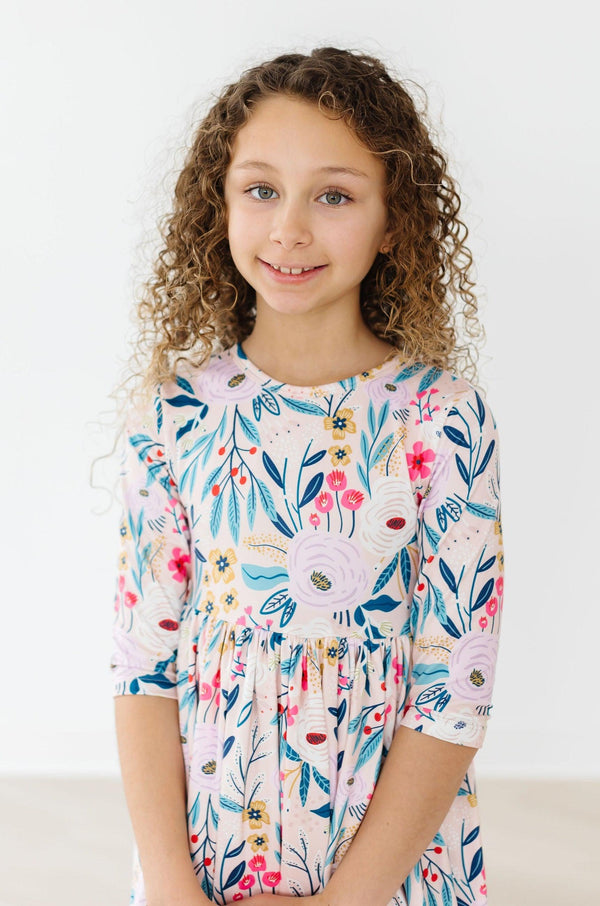 whimsy-twirl-dress Mila & Rose - Sophia's StyleTwirl Dress 3/4-1