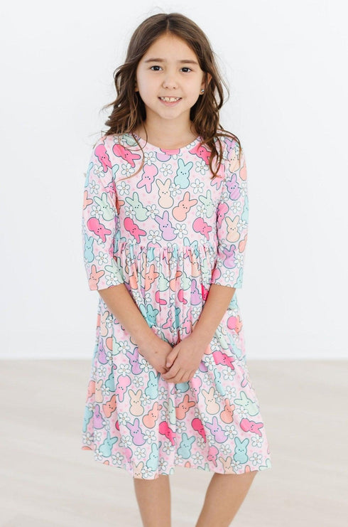 hangin-with-my-peeps-3-4-sleeve-pocket-twirl-dress Mila & Rose - Sophia's Style-7