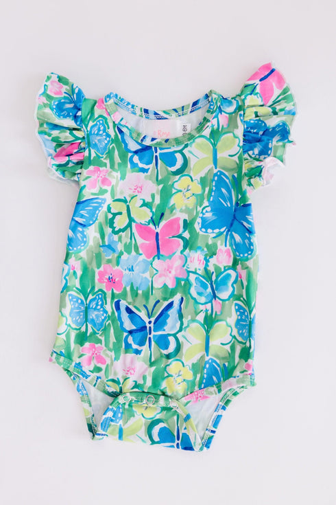 watercolor-butterflies-s-s-flutter-bodysuit Mila & Rose at Sophia's Style-Watercolor Butterflies S/S Flutter Bodysuit-0-3M-Flutter Bodysuit S/S-1