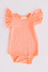 neon-coral-s-s-flutter-bodysuit Mila & Rose at Sophia's Style-Neon Coral S/S Flutter Bodysuit-0-3M-Flutter Bodysuit S/S-1