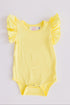 yellow-s-s-flutter-bodysuit Mila & Rose at Sophia's Style-Yellow S/S Flutter Bodysuit-0-3M-Flutter Bodysuit S/S-1