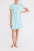 aqua-t-shirt-dress Mila & Rose at Sophia's Style-Aqua T-Shirt Dress-6-12M-T-Shirt Dress-1