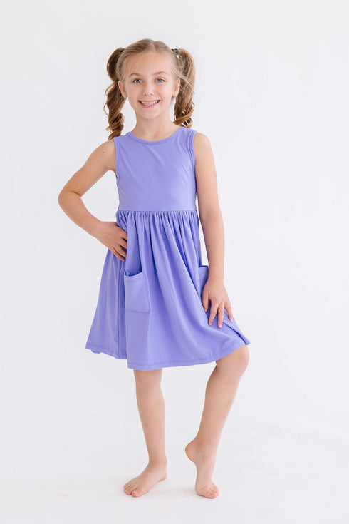 periwinkle-pocket-tank-twirl-dress Mila & Rose - Sophia's Style-Periwinkle Pocket Tank Twirl Dress-6-12M--1