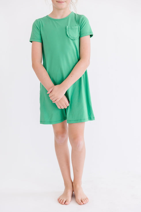 kelly-green-t-shirt-dress Mila & Rose at Sophia's Style--2T--3